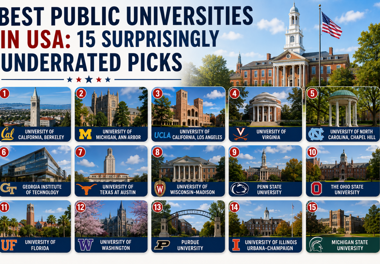 Best Public Universities in USA