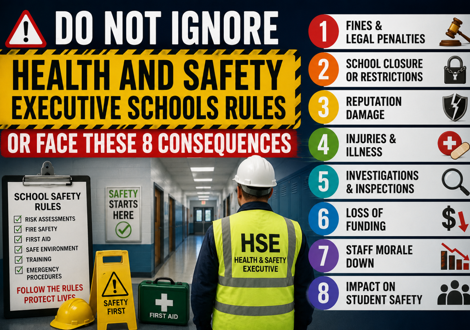 health and safety executive schools